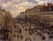 Camille Pissarro Boulevard Montaartre oil